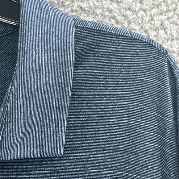 UNDER ARMOUR Heat Gear Loose Blue Golf POLO SHIRT SIZE XXL 2XL - Picture 3 of 10